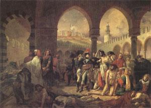 Baron Antoine-Jean Gros Bonaparte Visiting the Plague-Stricken at Jaffa on 11 March (mk05) china oil painting image